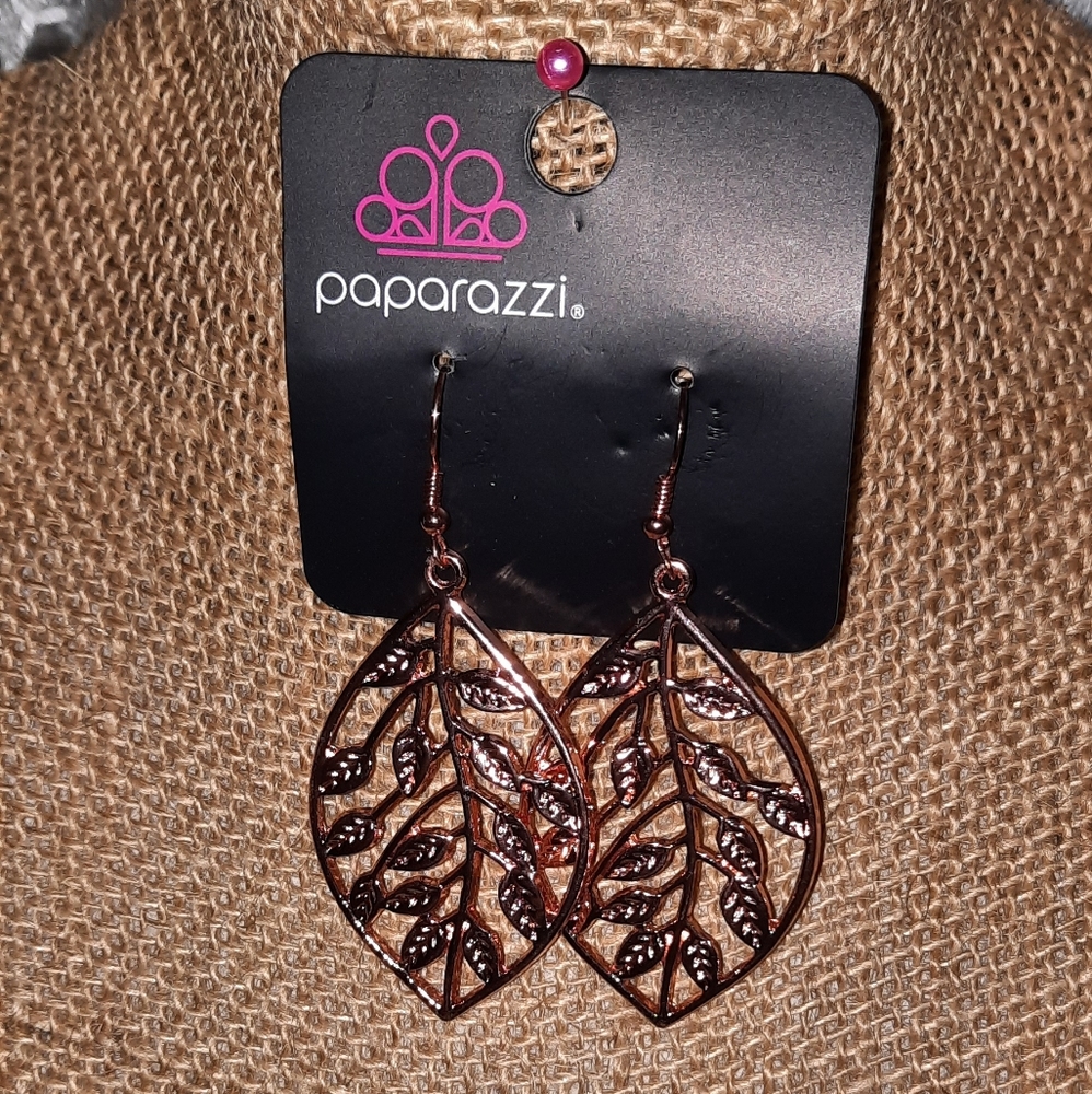Paparazzi Copper Fishhook Earrings